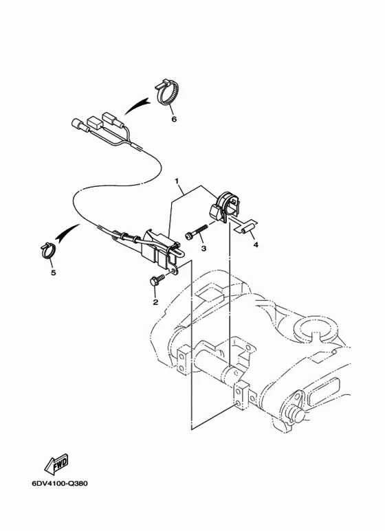 Опционные детали 2 для Yamaha F150 ETL/X