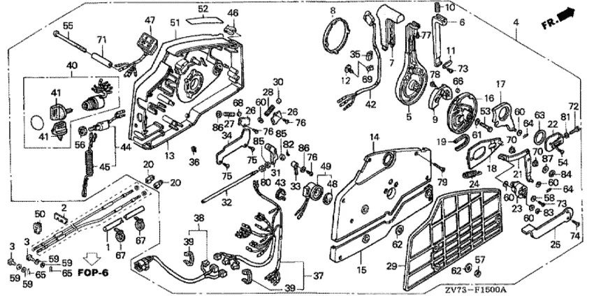 Дистанционное управление для Honda 30