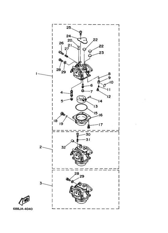 Карбюратор для Yamaha 85 ET(D)L/X