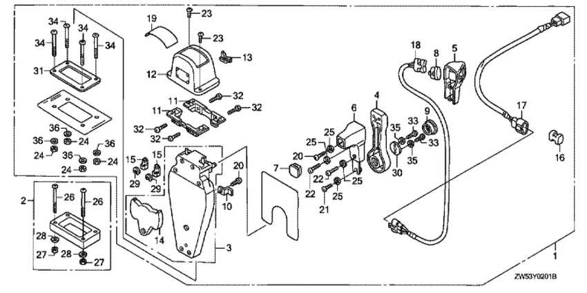 Дистанционное управление для Honda 130