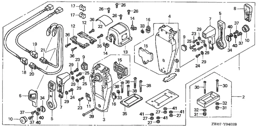 Дистанционное управление для Honda 75