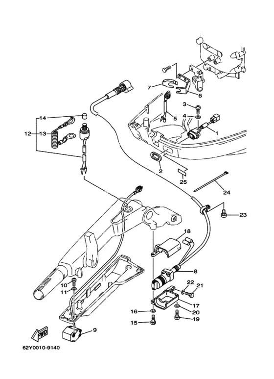 Электрооборудование 3 (EHD,EHTｼﾖｳ) для Yamaha F50 E(D/T/H)L/X