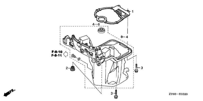 Прокладка масляного поддона для Honda 15