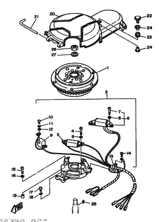Генератор для Yamaha F9.9 M(E)HS/L