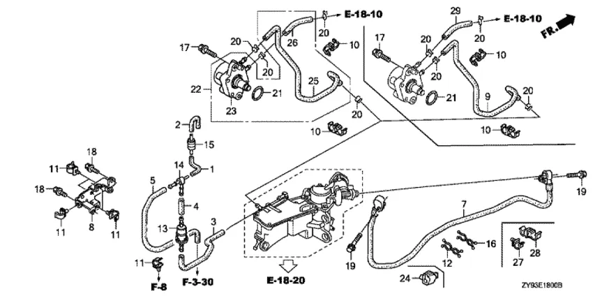 Топливный насос для Honda 75