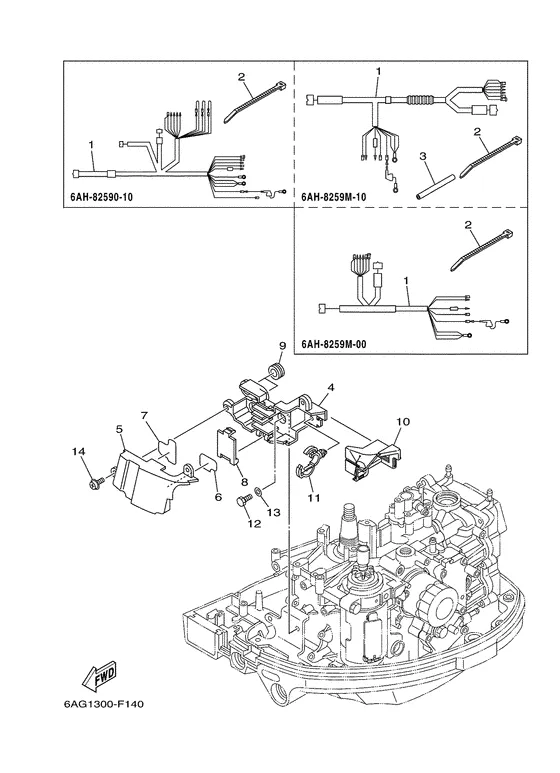 Электрооборудование 3 для Yamaha F20 M(W/E/P)HS/L