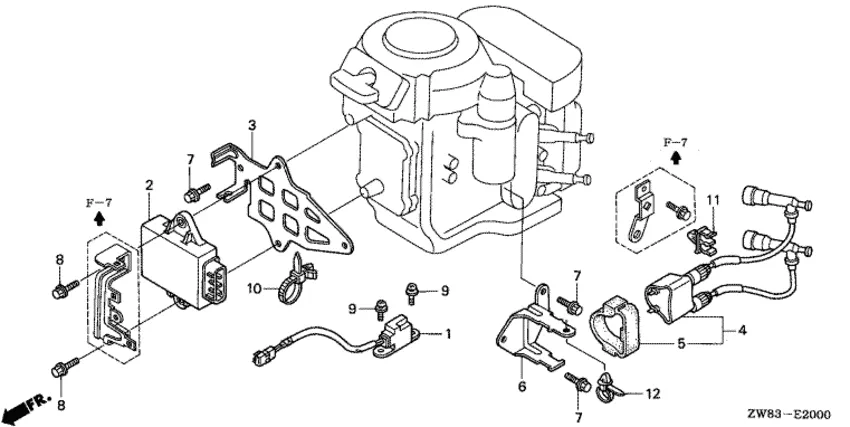 Катушка зажигания для Honda 8