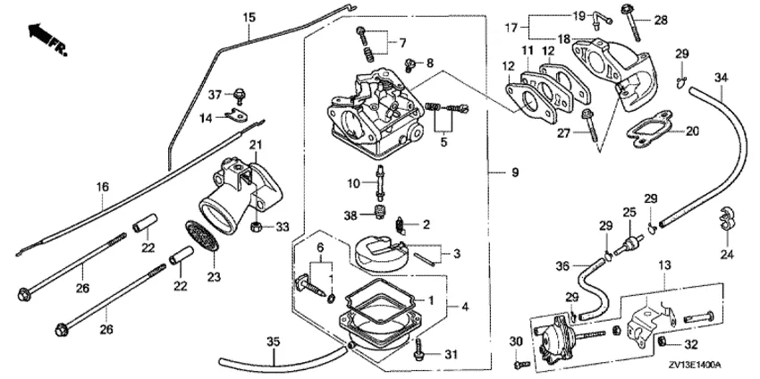 Карбюратор для Honda 5