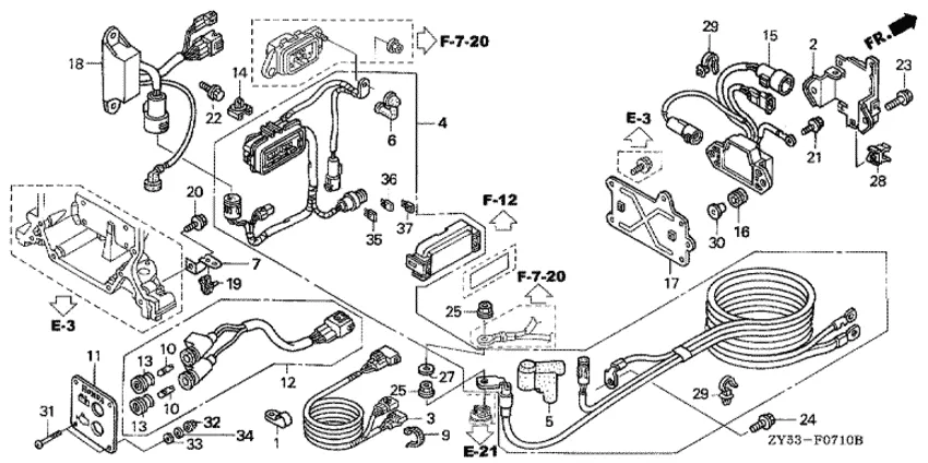 Кабель стартера для Honda 150
