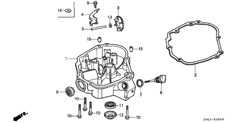 Масляный поддон для Honda 2