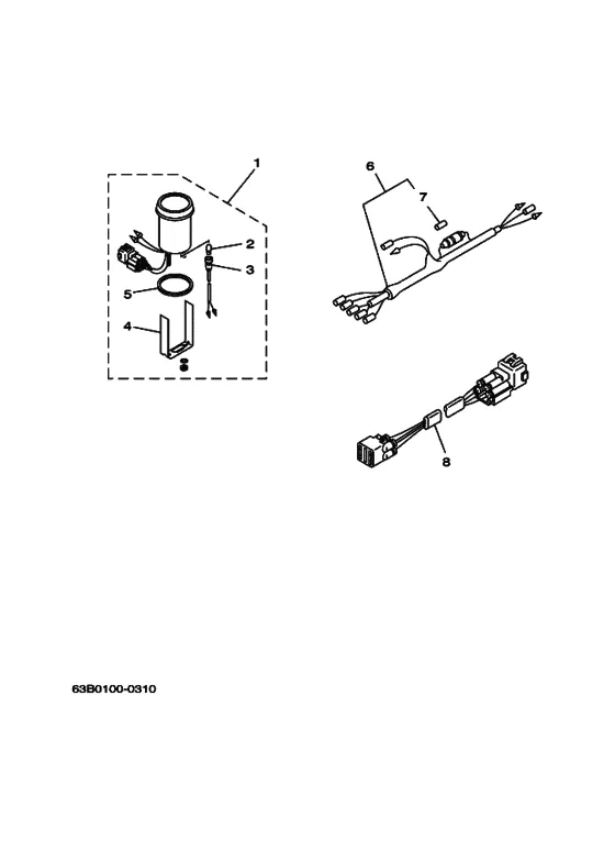 Измерительный прибор для Yamaha 55 MHS/L