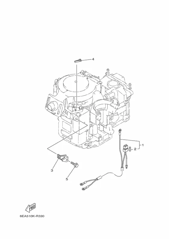 Опционные детали 1 для Yamaha F9.9 MHL