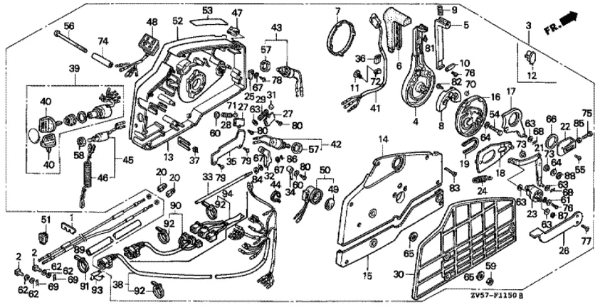 Дистанционное управление для Honda 50