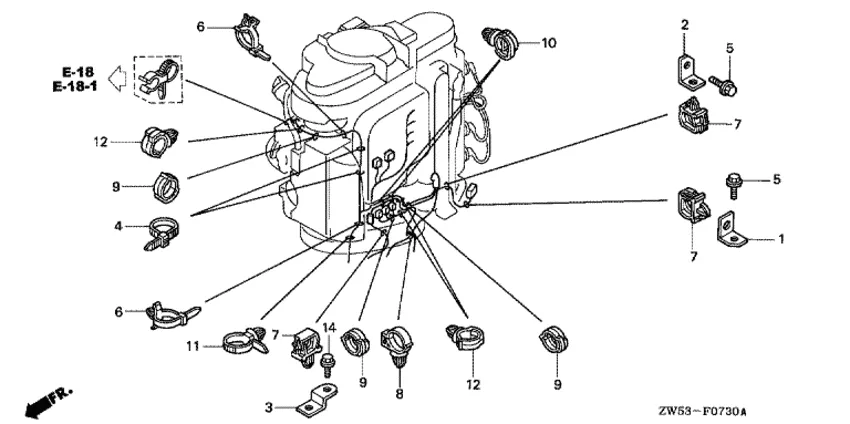 Кронштейн для Honda 130