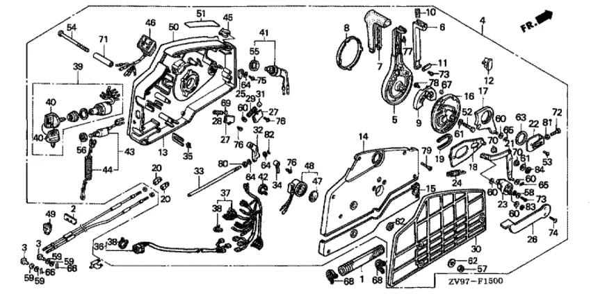 Дистанционное управление для Honda 20