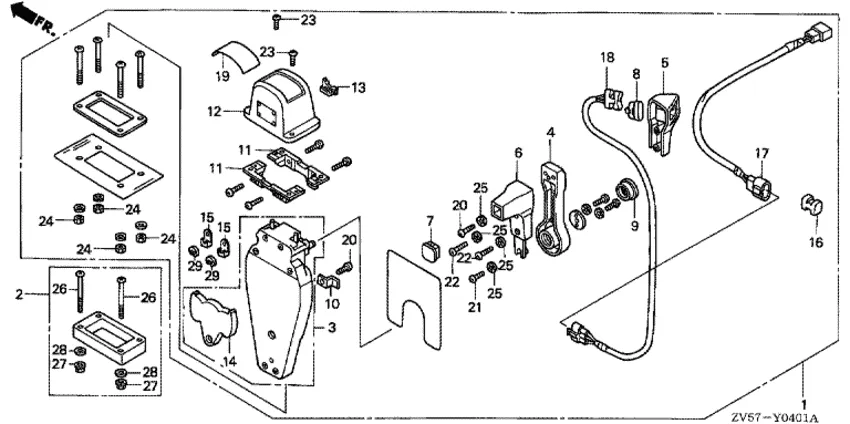 Дистанционное управление для Honda 50