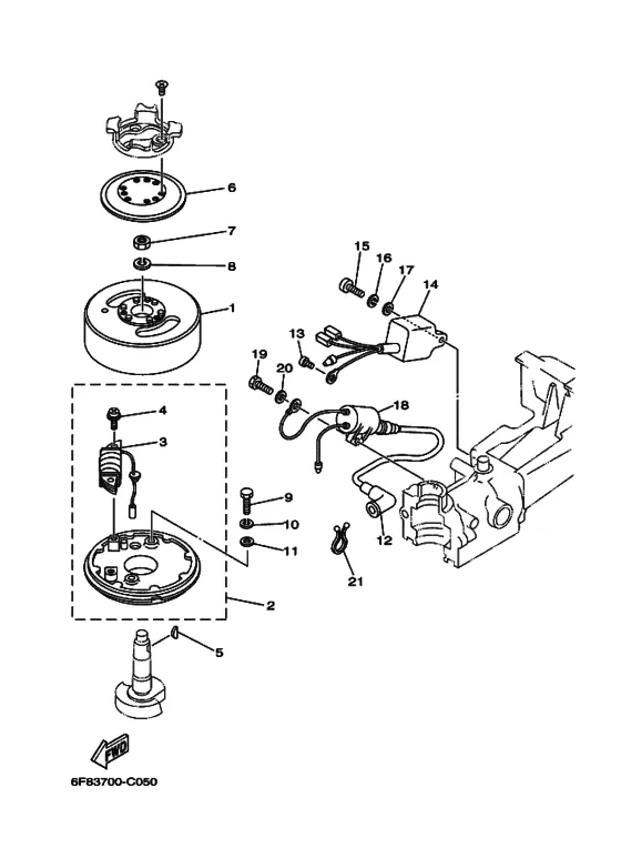 Генератор для Yamaha 2 MHS