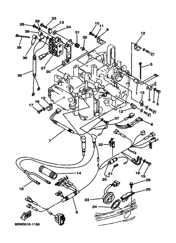 Электрооборудование 2 для Yamaha F25 M(E/H/T)S/L