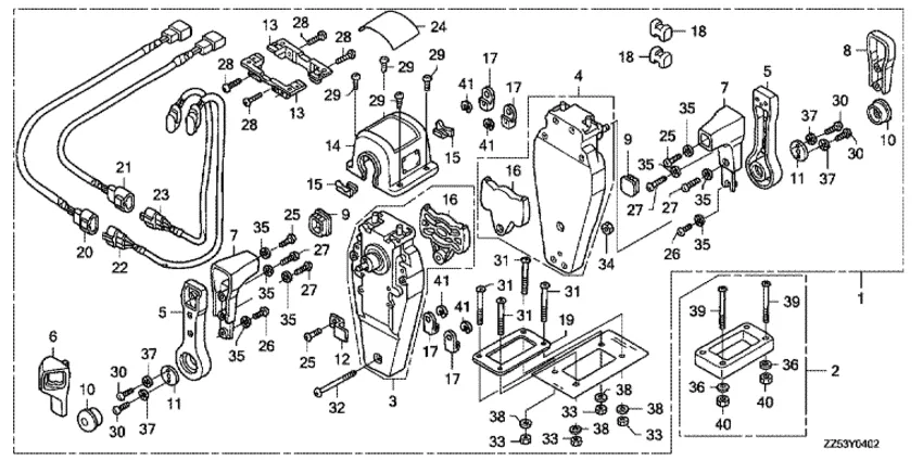 Дистанционное управление для Honda 40