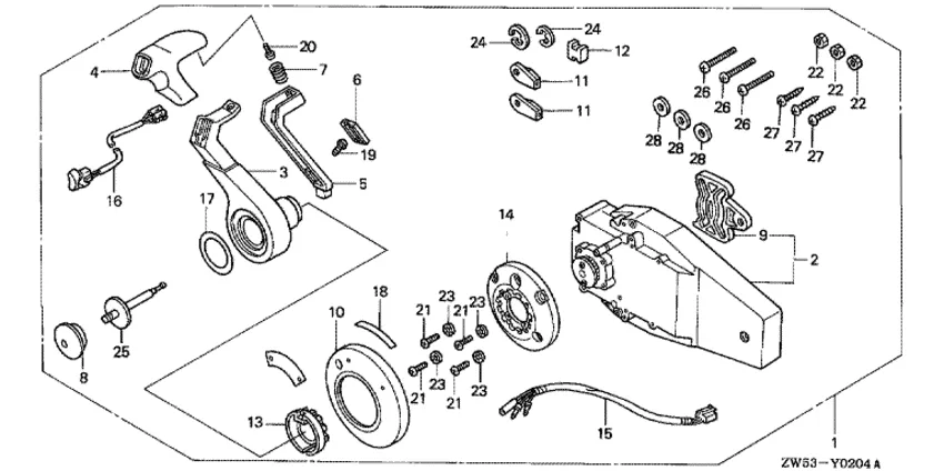 Дистанционное управление для Honda 130
