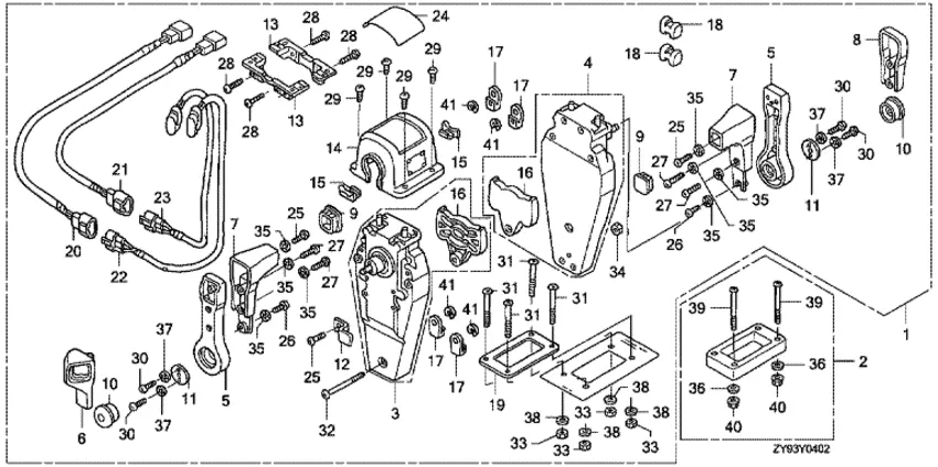Дистанционное управление для Honda 75