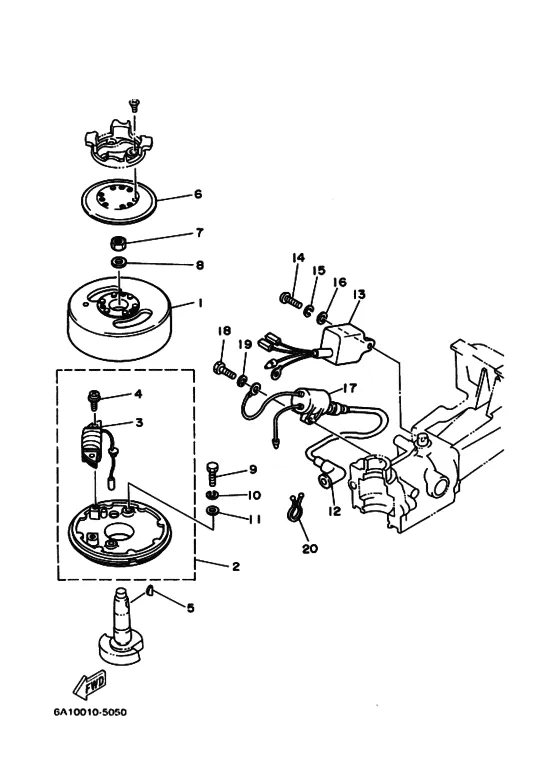 Генератор для Yamaha 2 MHS