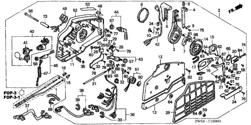 Дистанционное управление для Honda 130