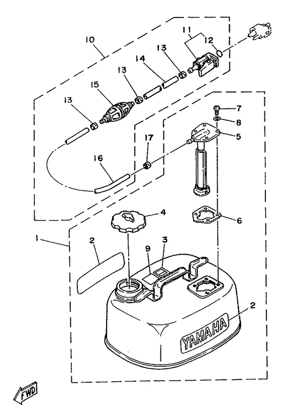 Опция 1 (4AS MODEL) для Yamaha 4 CMHS/L