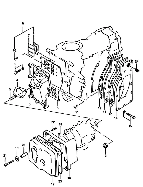 Кожух впускного коллектора для Suzuki DT40 WS/L/LL/L2/UL; WRS/L/LL/L2/UL; WKS/L/LL/L2/UL; WKRS/L/LL/L2/UL