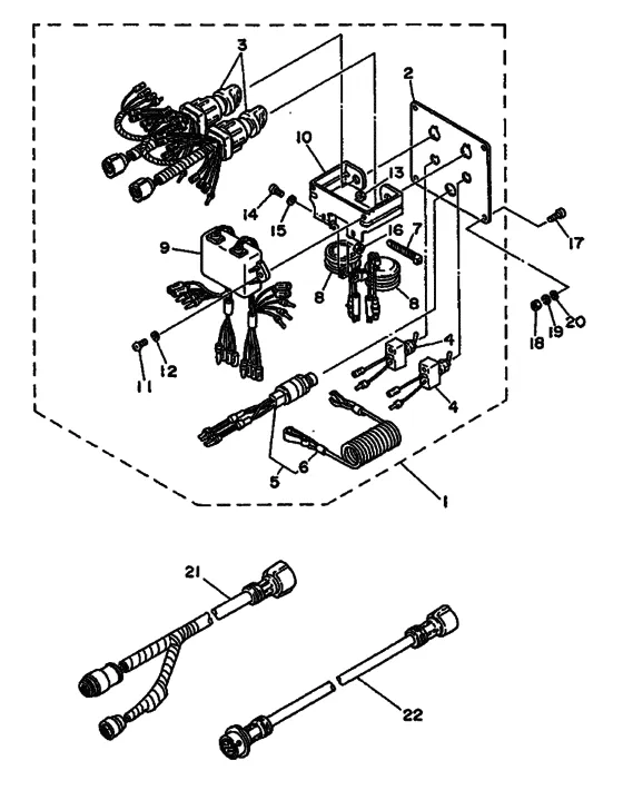 Опционные детали 2 для Yamaha 80 E(M)TOL/UL