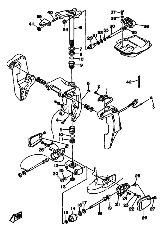 Опционные детали 2 для Yamaha 55 M(E/T/D/H)S/L
