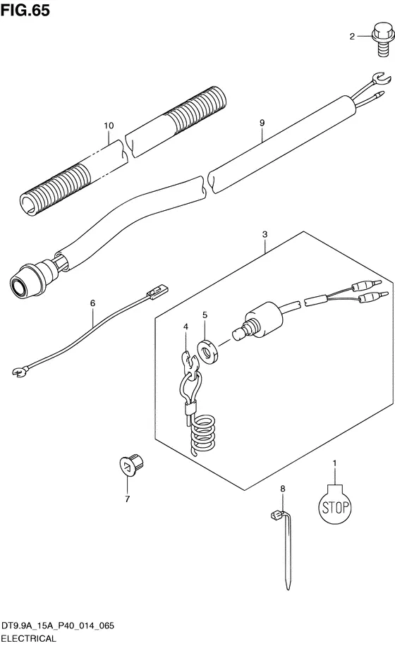 Электрооборудование ((DT15AK P36)) для Suzuki DT9.9A S/L; KS/L
