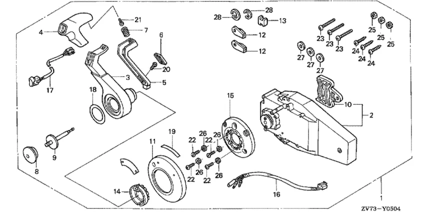 Дистанционное управление для Honda 30