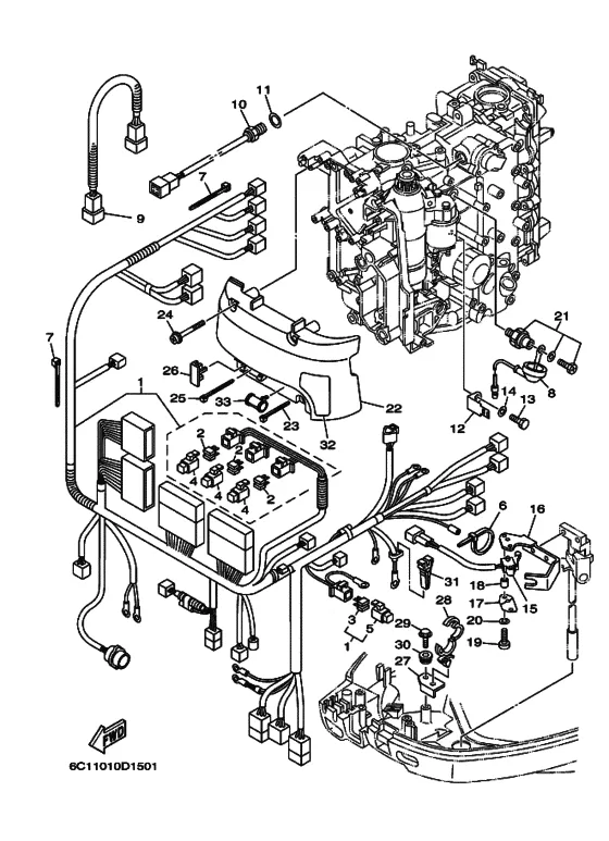 Электрооборудование 3 для Yamaha F60 E(T/H)L/X