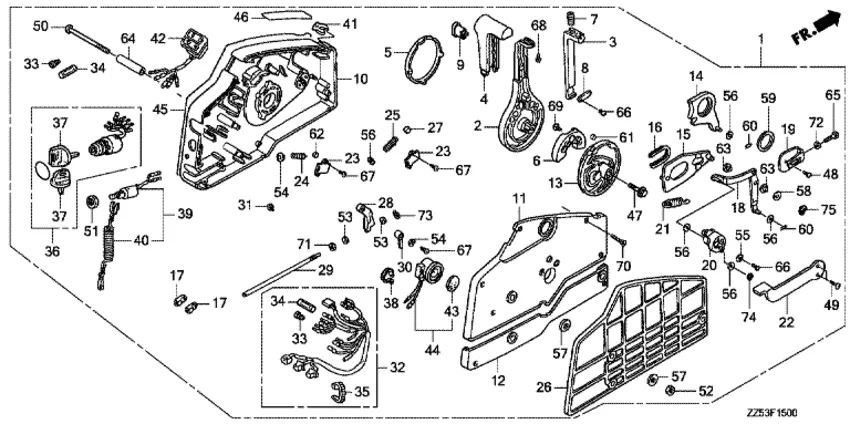 Дистанционное управление для Honda 50