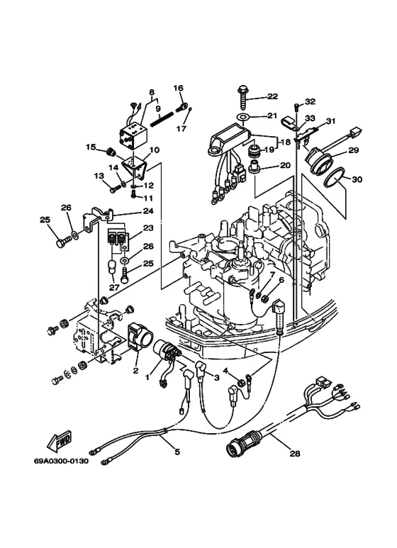 Электрооборудование 2 для Yamaha F15 E(H)PS/L