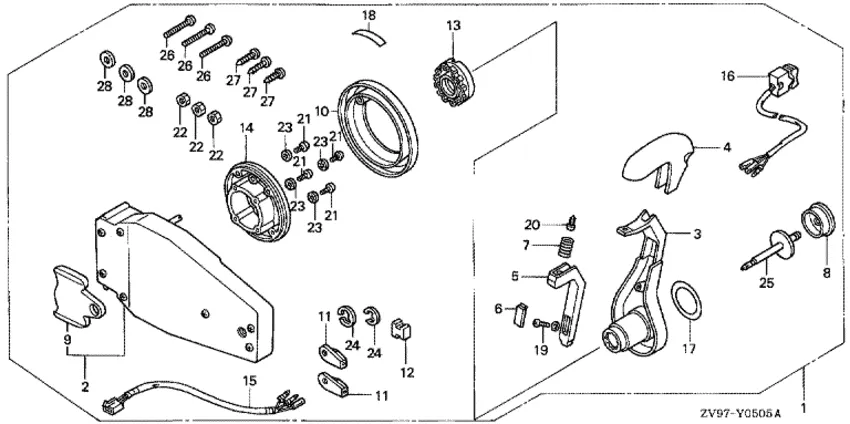 Дистанционное управление для Honda 30