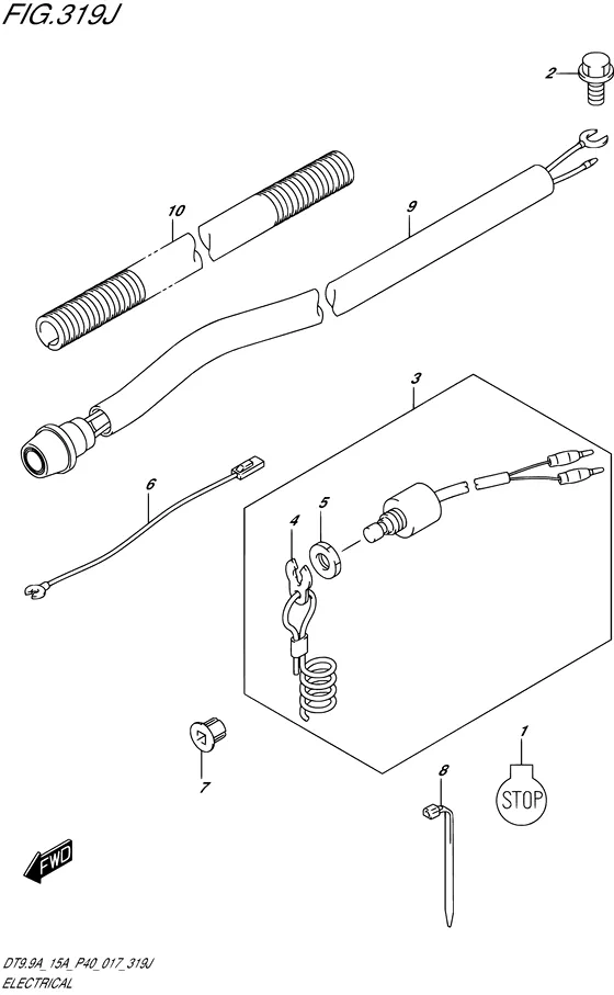 Электрооборудование ((DT15AK P36)) для Suzuki DT15A S/L; KS/L