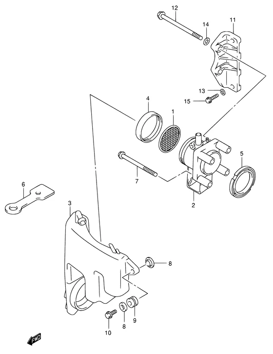 Глушитель для Suzuki DF70 TL/X; WT(H)L/X
