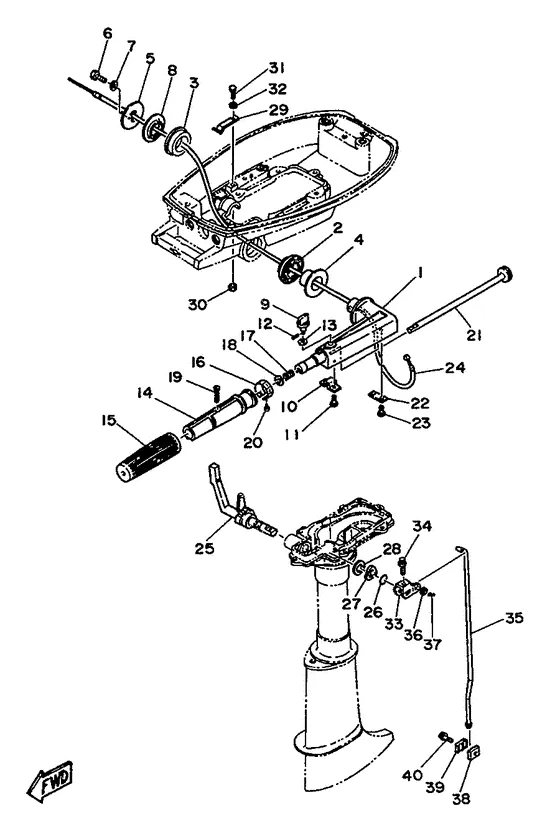 Управление для Yamaha 4 CMHS/L