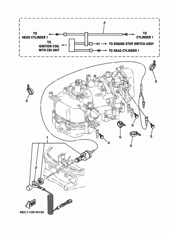 Электрооборудование для Yamaha F6 MHS/L