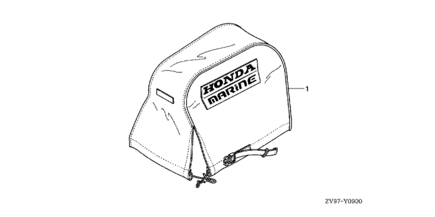 Крышка двигателя для Honda 25