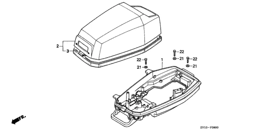 Крышка двигателя для Honda 5