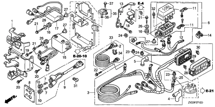 Кабель стартера (1) для Honda 175