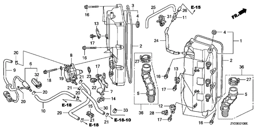 Клапанная крышка для Honda 175