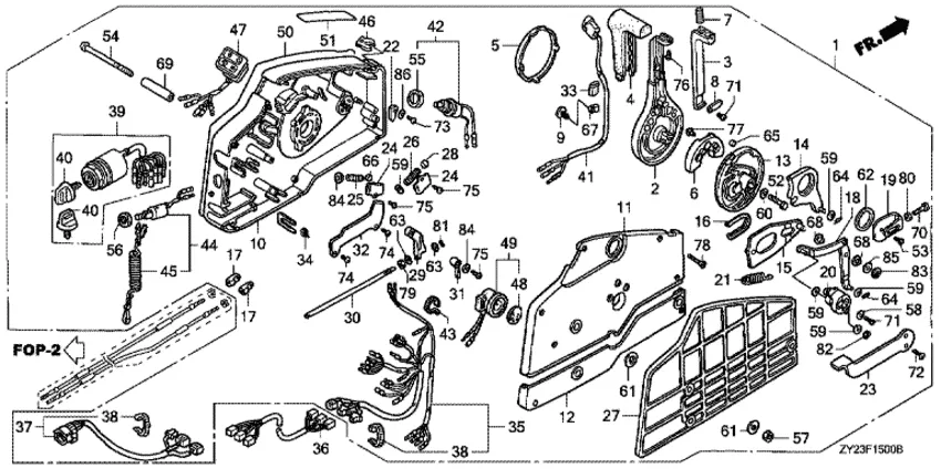 Дистанционное управление для Honda 225