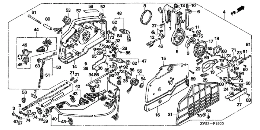 Дистанционное управление для Honda 40