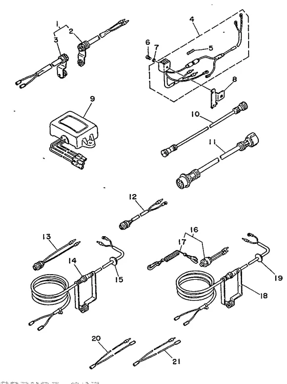 Опционные детали 1 для Yamaha 25 (E)MHS/L