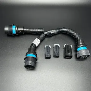 Тройник эл. проводки 14-штырьковый c разъёмами KIT-ADAPTOR DUAL (Quicksilver) картинка