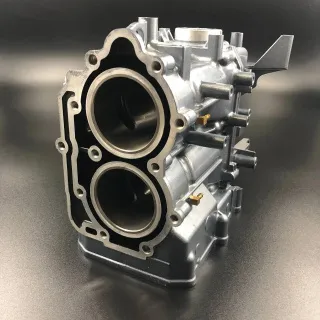 Блок цилиндров Yamaha 9.9-15 (15F-01.06.01; 15A-101001; 15F-02001) (YUELANG) картинка